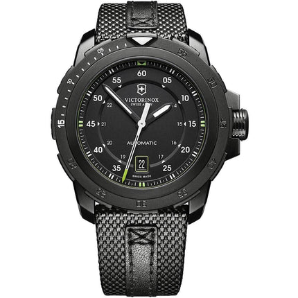 Victorinox Swiss Army Men's Watch - Alpnach Mechanical Black Nylon Strap | 241685 ,