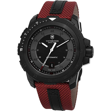 Victorinox Swiss Army Men's Watch - Alpnach Mechanical Red and Black Strap | 241686 ,