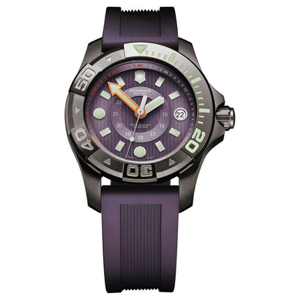 Victorinox Swiss Army Men's Watch - Dive Master 500 Purple Rubber Strap | 241558 ,