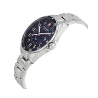 Victorinox Swiss Army Men's Watch - FieldForce GMT Blue Dial Steel Bracelet | 241896 ,
