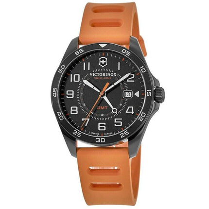 Victorinox Swiss Army Men's Watch - FieldForce Sport GMT Orange Rubber Strap | 241897 ,