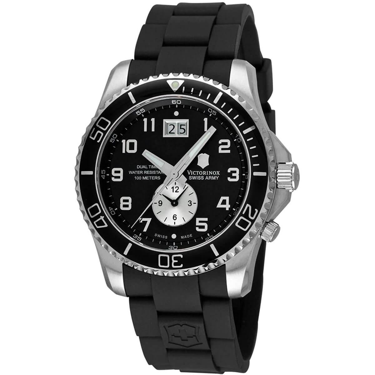 Victorinox Swiss Army Men's Watch - Maverick GS Dual Time Black