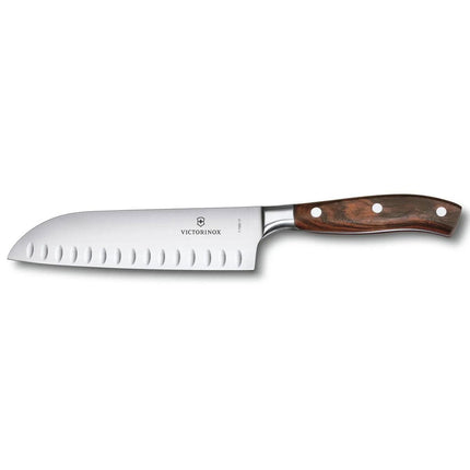 Victorinox Swiss Army Santoku Knife - Grand Maître with Fluted Edge | 7.7320.17G ,
