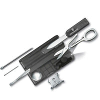 Victorinox Swiss Army Tool Kit - Black Transparent Swiss Card Lite, 82mm | 0.7333.T3 ,