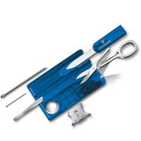 Victorinox Swiss Army Tool Kit - Blue Transparent Swiss Card Lite, 82mm | 0.7322.T2 ,