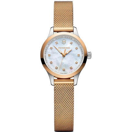Victorinox Swiss Army Women's Quartz Watch - Alliance XS Rose Gold Mesh Bracelet | 241879 ,