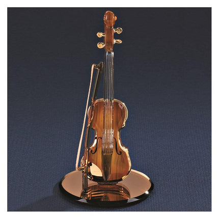 Violin Glass Figurine ,