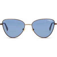 Vogue Unisex Sunglasses - Dark Blue Lens Copper Cat Eye Frame | 0VO4145SB 507420 ,