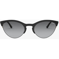 Vogue Women's Sunglasses - Gray Gradient Lens Black Cat Eye Frame | 0VO5287S W44/11 ,