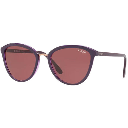 Vogue Women's Sunglasses - Top Violet/Violet Transparent Frame | 0VO5270S 240975 ,