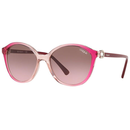 Vogue Women's Sunglasses - Transparent Light Pink Gradient Frame | 0VO5229SB 264314 ,