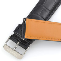 WareWel Crocodile Pattern Genuine Leather Replacement Watch Strap with Quick Release ,