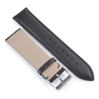 WareWel Genuine Smooth Leather Replacement Watch Strap with Quick Release ,