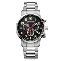 Wenger 01.1543.102 Attitude Chrono Mens Steel Bracelet Watch ,