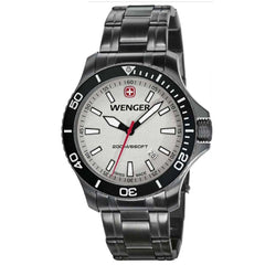 Wenger 0641.107 Men's Sea Force Gunmetal Ion Plated Grey Dial Swiss watch