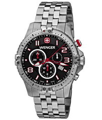 Wenger 77056 Men's Swiss Stainless Steel Chronograph Watch