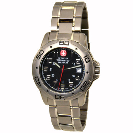 Wenger 79036 Men's Swiss Titanium Mountaineer ,