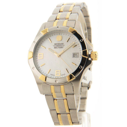 Wenger 79093 Women's Military Elite Silver Dial Two Tone Steel Watch ,