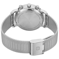 Wenger Men's Chronograph Watch - Urban Classic Silver Dial Bracelet | 01.1743.106 ,