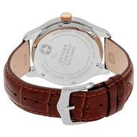 Wenger Men's Quartz Watch - Rallye Cream Dial Brown Leather Strap | 79318C ,
