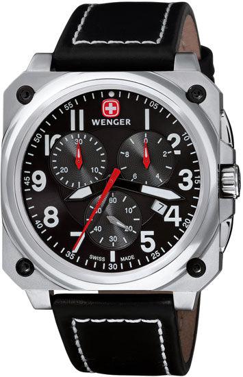 Wenger Men's Swiss Made AeroGraph Cockpit Chronograph 77015 ,