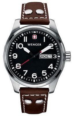 Wenger Men's Swiss Made Aerograph Day Date Watch 72091 ,