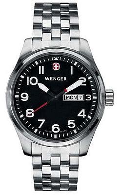 Wenger Men's Swiss Made Aerograph Day Date Watch 72096