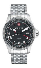 Wenger Men's Swiss Made Aerograph Dual Time GMT Watch 72098