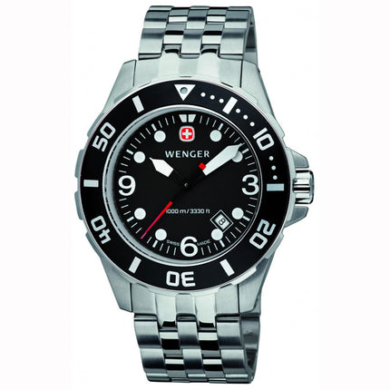Wenger Men's Swiss Made AquaGraph 1000 Meter Deep Diver 72236 ,