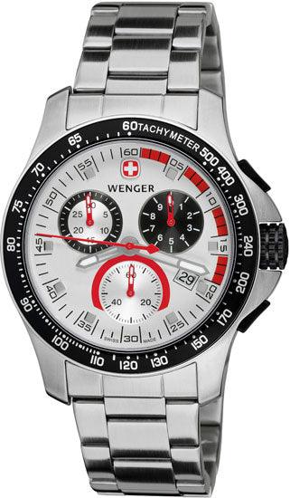 Wenger Men's Swiss Made Battalion Field Chronograph Watch 70797 ,