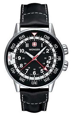 Wenger Men's Swiss Made Commando Traveler GMT Watch 74745 ,