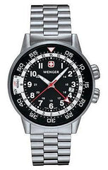Wenger Men's Swiss Made Commando Traveler GMT Watch 74746
