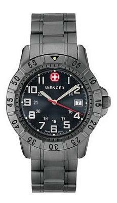Wenger Men's Swiss Made Mountaineer Titanium Watch 72619 ,