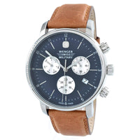 Wenger Swiss Military Men's Watch - Urban Classic Blue/Silver Dial | 01.1743.201S ,