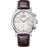 Wenger Swiss Military Men's Watch - Urban Classic Dark Brown Strap | 01.1043.215S ,