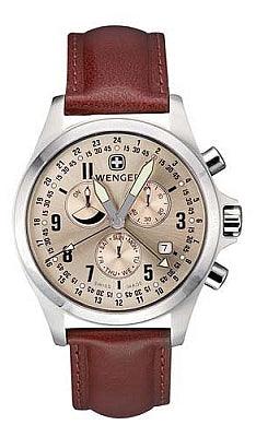 Wenger Terragraph Dual Time Power Reserve Watch 72750 ,