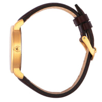 Wenger Unisex Strap Watch - Urban Classic Brown Leather White Dial | 01.1721.112 ,