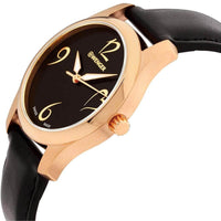 Wenger Women's Watch - City Very Lady Rose Gold Tone Case Black Strap | 01.1421.107 ,