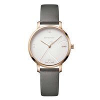 Wenger Women's Watch - Metropolitan Donnissima White Dial Grey Strap | 01.1731.111 ,
