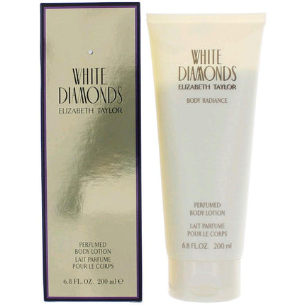 White Diamonds by Elizabeth Taylor, 6.8 oz Perfumed Body Lotion for Women ,