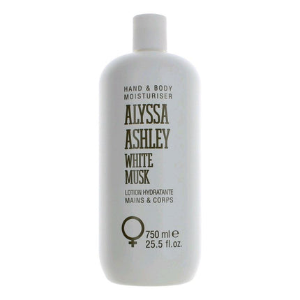 White Musk by Alyssa Ashley, 25.5 oz Hand & Body Moisturizer for Women ,