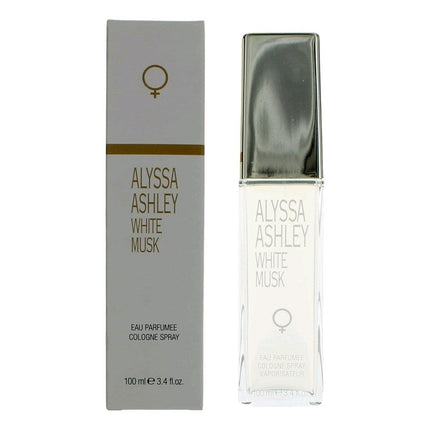 White Musk by Alyssa Ashley, 3.4 oz Eau Parfumee Cologne Spray for Women ,
