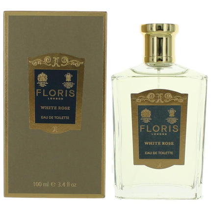 White Rose by Floris, 3.4 oz Eau De Toilette Spray for Women ,