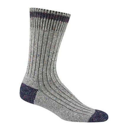 Wigwam Men's Crew Sock - Fireside Authentic Classic Retro Fashion, Grey | F5315 ,