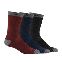 Wigwam Men's Crew Socks - Montane Wool Blend Outdoor 3-Pack, Assortment | S2329 ,