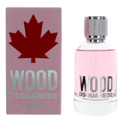 Wood Pour Femme by Dsquared2, 3.4 oz Eau De Toilette Spray for Women ,