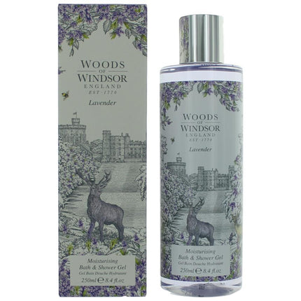 Woods of Windsor Lavender by Woods Of Windsor, 8.4 oz Moisturising Bath and Shower Gel for Women ,