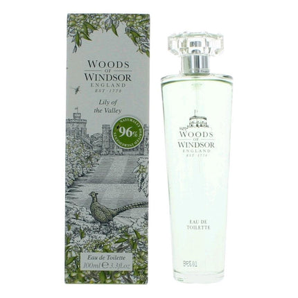 Woods of Windsor Lily of The Valley by Woods of Windsor, 3.3 oz Eau De Toilette Spray for Women ,