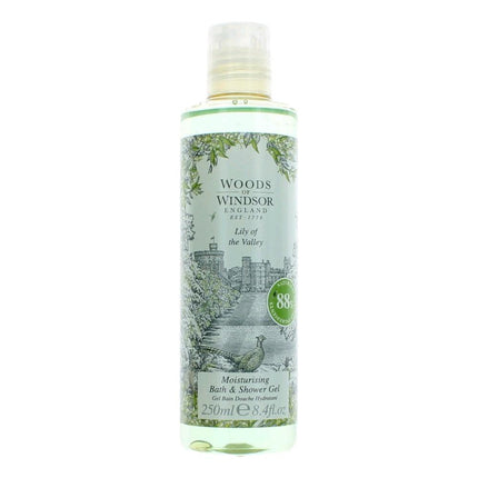 Woods of Windsor Lily of The Valley by Woods Of Windsor, 8.4 oz Moisturising Bath and Showe Gel for Women ,