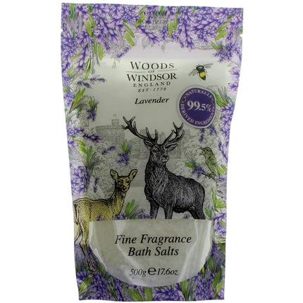 Woods Of Windsor Women's Bath Salts - Lavender Captivating Fragrance, 17.6 oz ,
